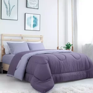 Juego de sábanas Plus Basic 2 1/2 Plazas Violeta